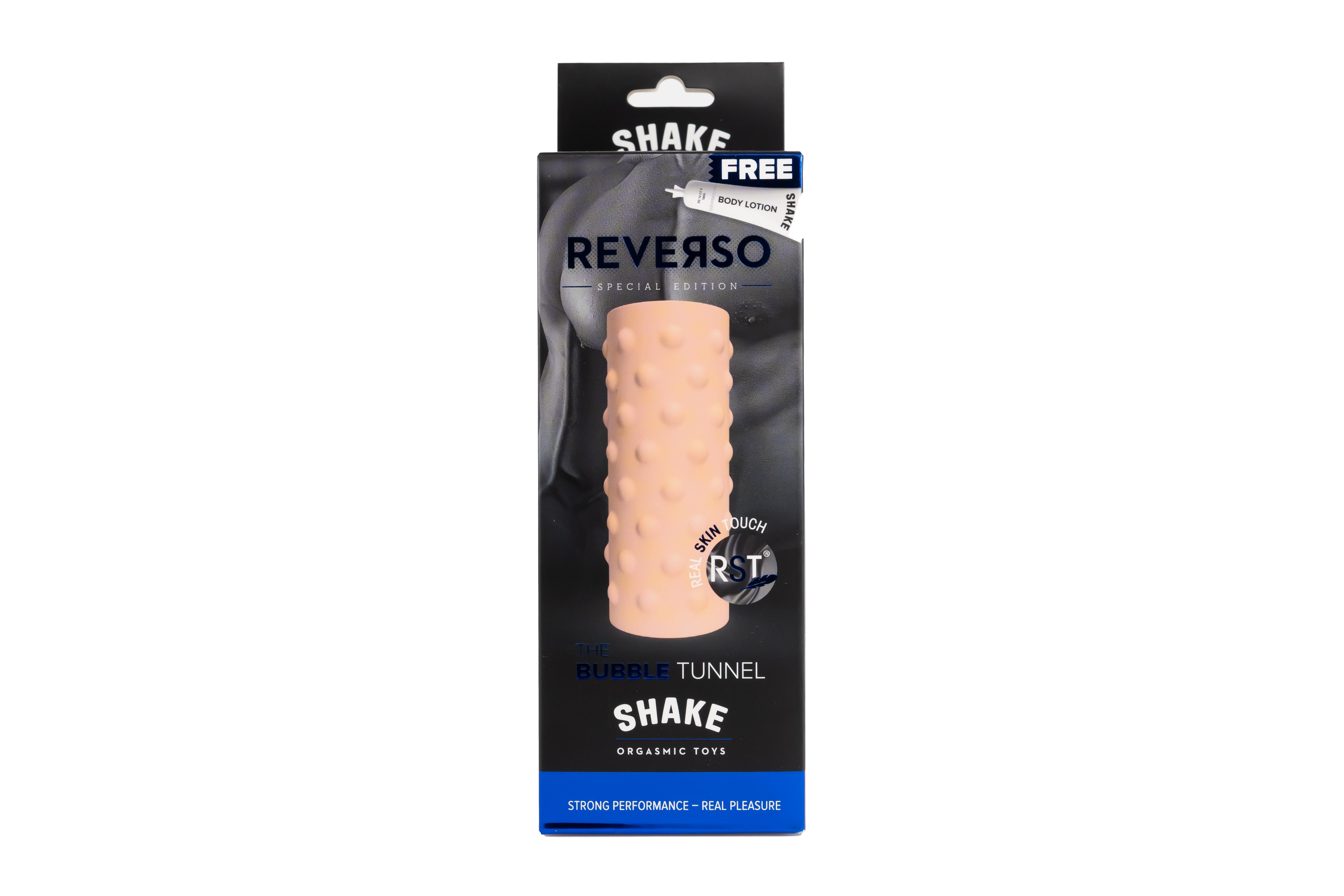 Shake Reverso: The Bubble Masturbator, 14,5 cm, Flesh