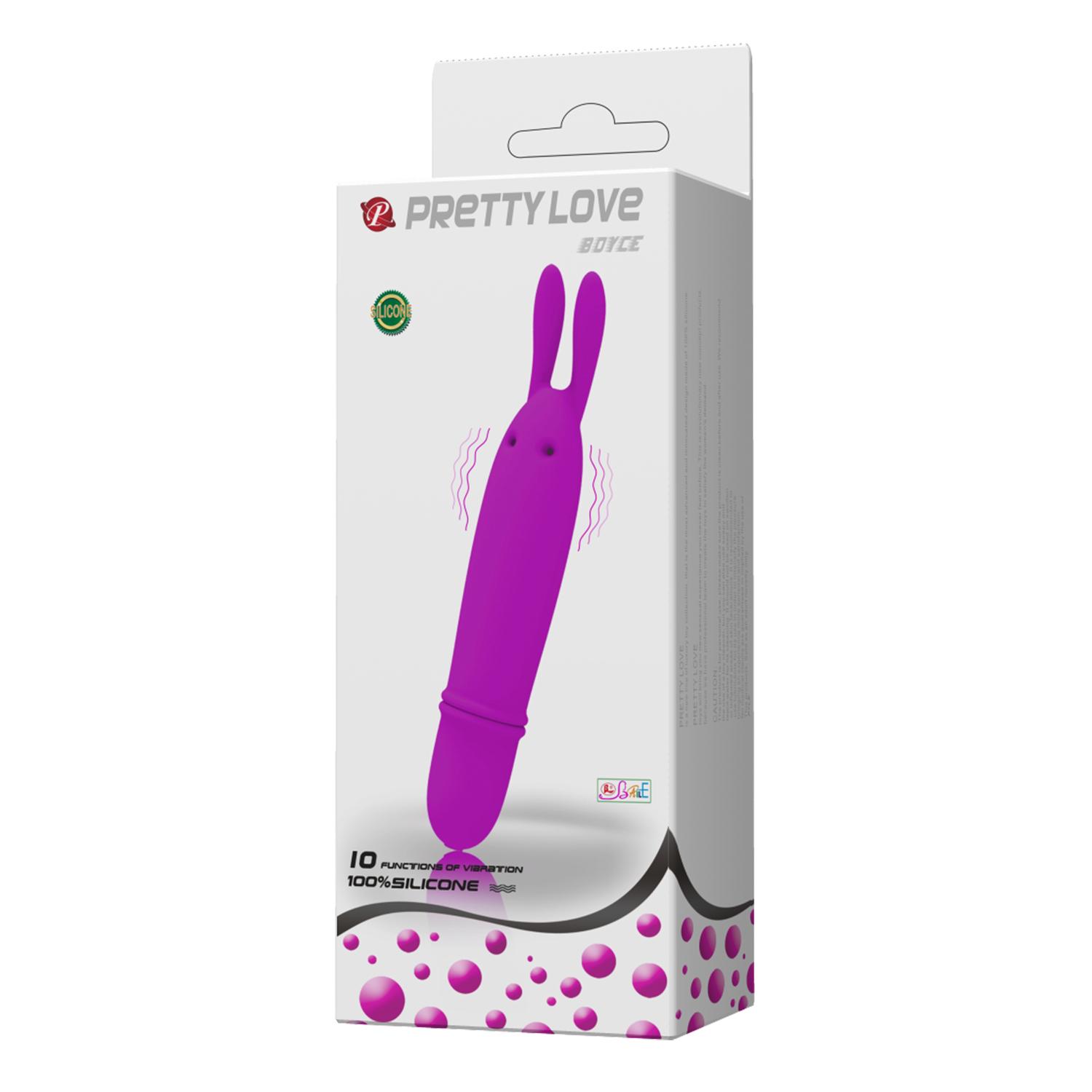 PRETTY LOVE - Boyce, 10 Functions of vibration, 1 AAA battery, silicone,waterproof ':25mm L:125mm PRETTY LOVE - Boyce, 10 Functions of vibration, 1 AAA battery, silicone,waterproof ':25mm L:125mm