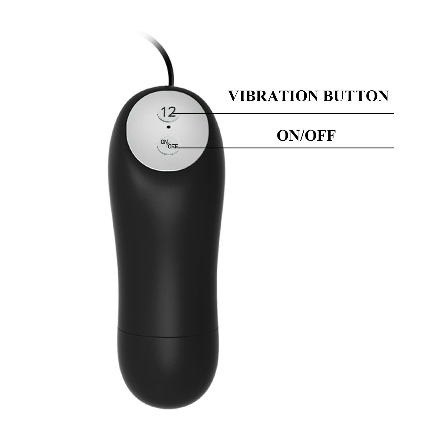 PRETTY LOVE - Special Anal Stimulation, Butt plug, 12 functions of vibration, 2 AAA batteries ':30mm L:100mm PRETTY LOVE - Special Anal Stimulation, Butt plug, 12 functions of vibration, 2 AAA batteries ':30mm L:100mm