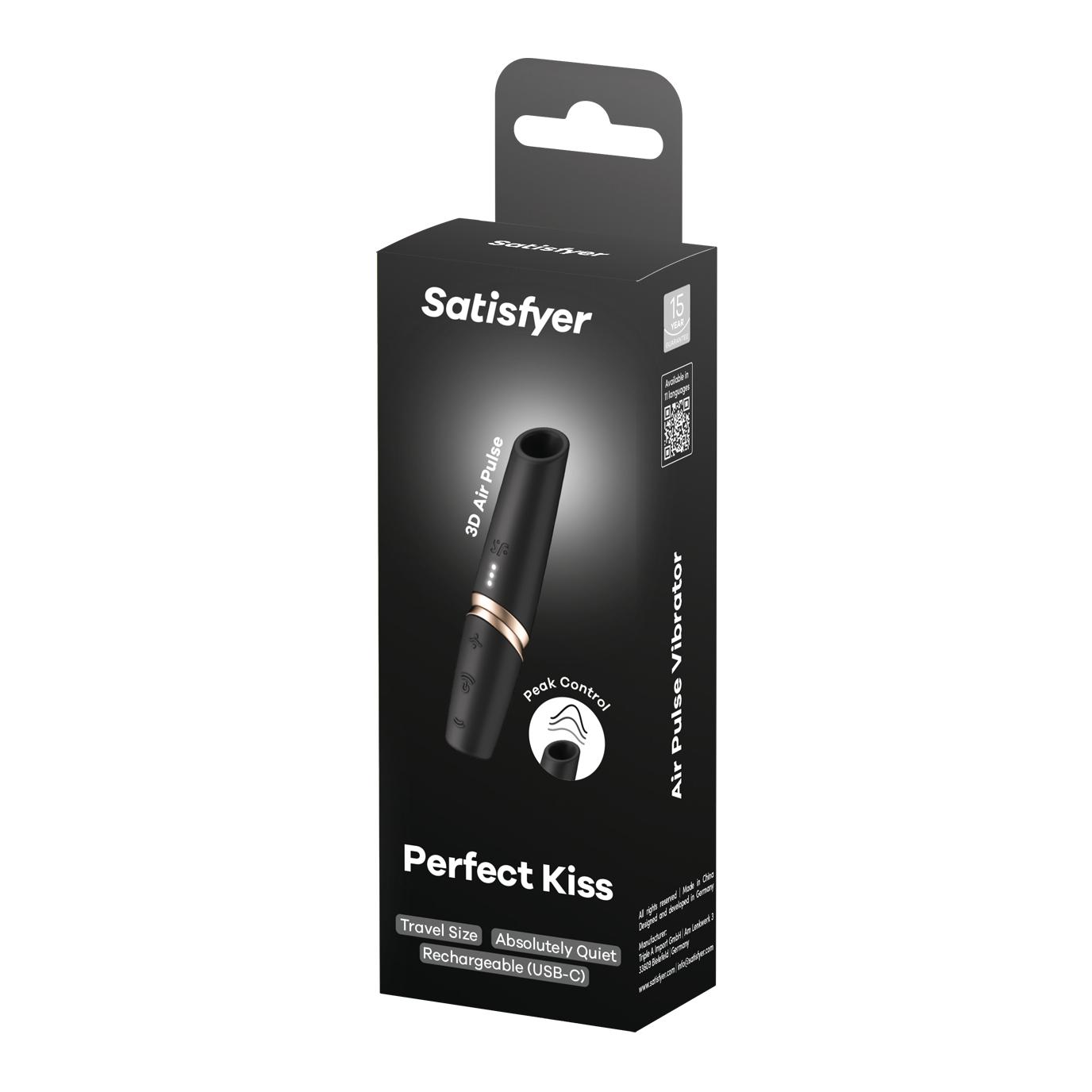 Satisfyer Perfect Kiss, Black