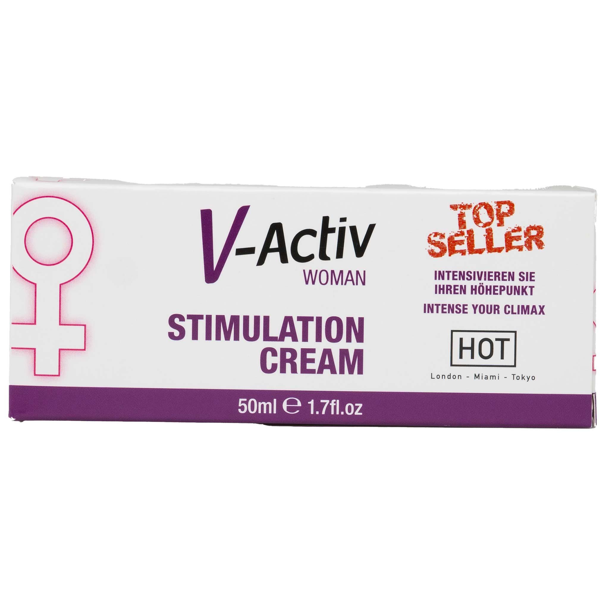 HOT V-Activ Stimulation Cream for women, 50ml/1.7fl.oz