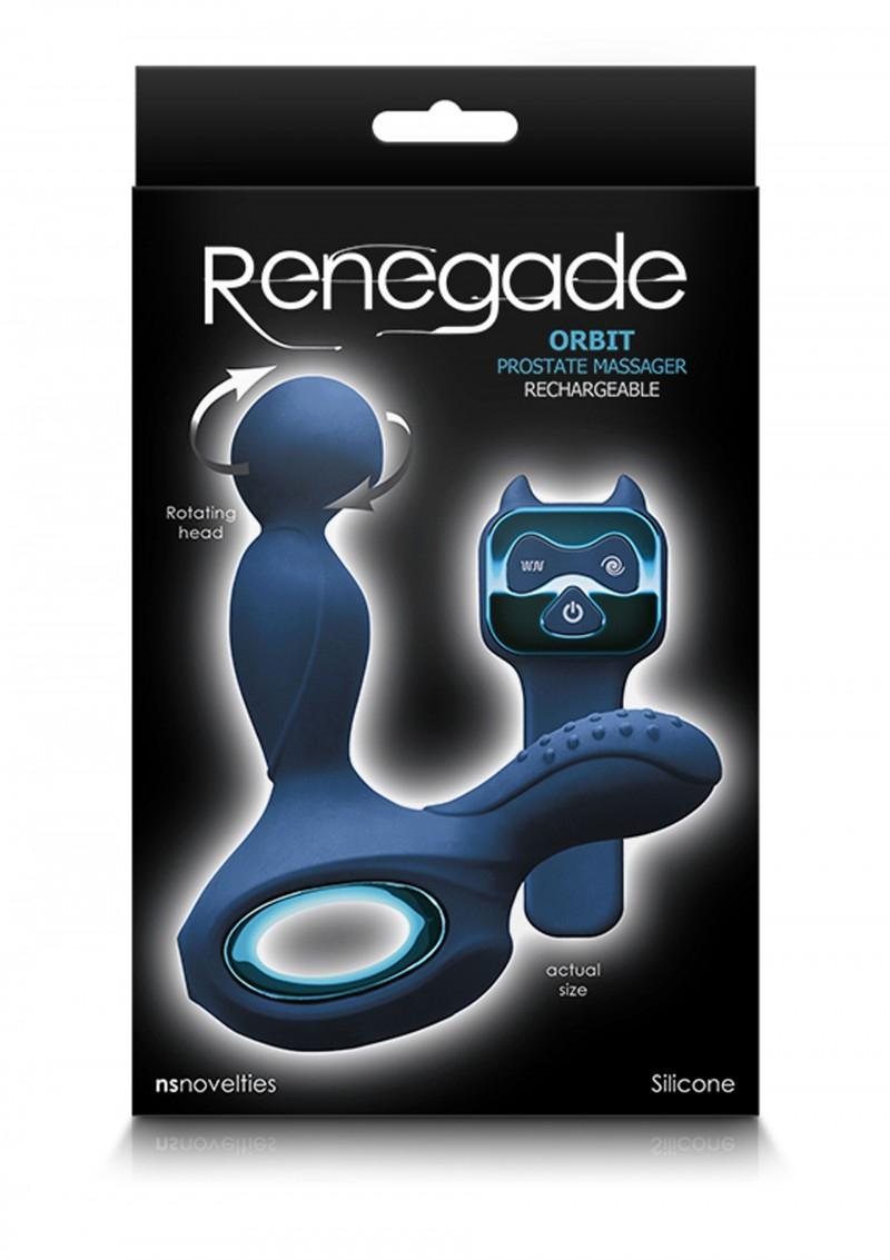 Renegade Orbit Prostate Massager, Blue, 14,5 cm