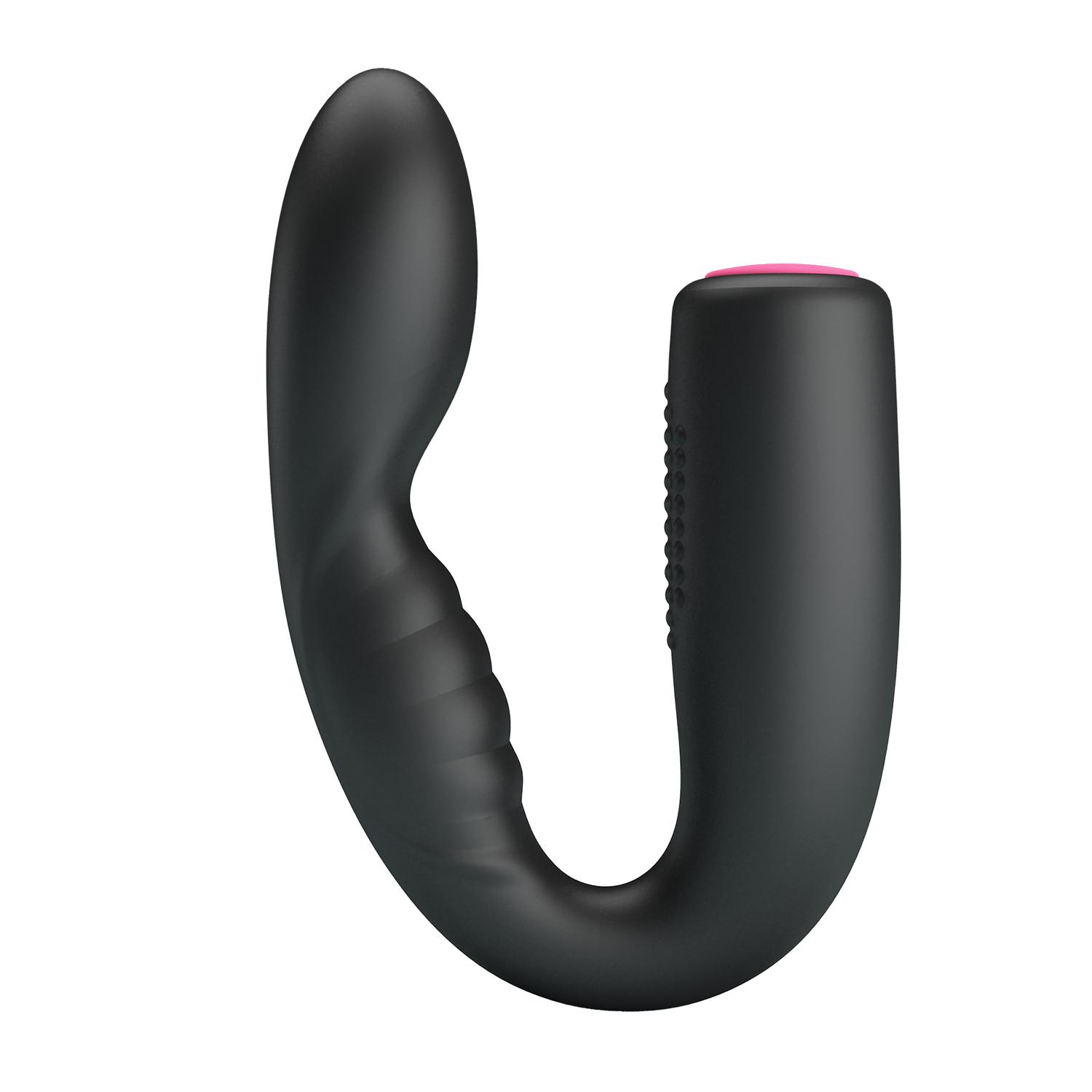 PRETTY LOVE - Quintion, Silicone, waterproof, memory, USB rechargeable, 12 functions of vibration 23-104, Black PRETTY LOVE - Quintion, Silicone, waterproof, memory, USB rechargeable, 12 functions of vibration 23-104, Black