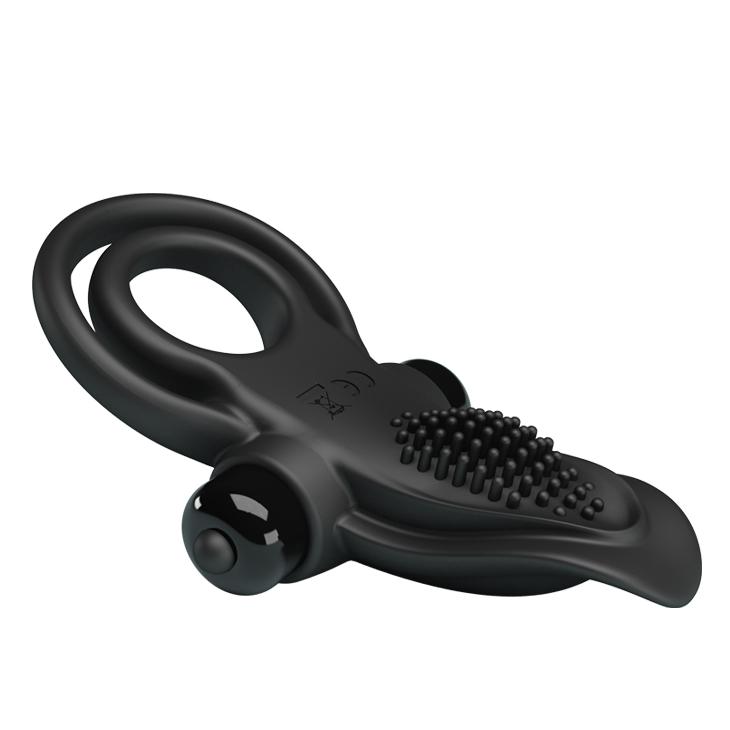 PRETTY LOVE - Vibrant Penis Ring & Stimulator, 56 mm, Black PRETTY LOVE - Vibrant Penis Ring & Stimulator, 56 mm, Black