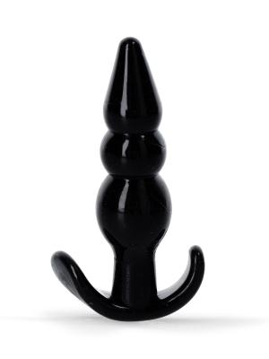 RudeRider Mini Bead Anal Plug Black