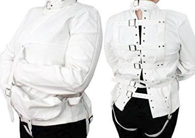 Asylum Strait Jacket, Canvas, White, L/XL