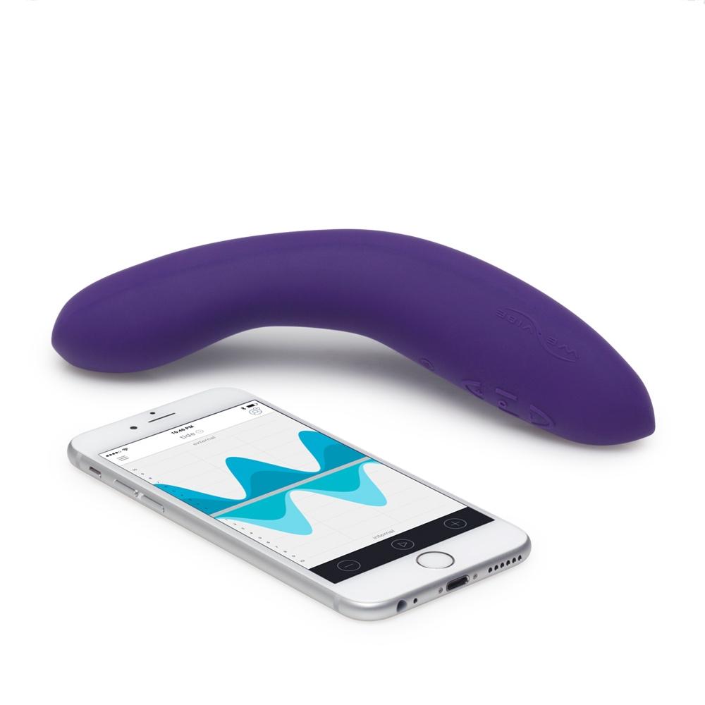 We-Vibe Rave G-spot Vibrator, Purple, 19 cm