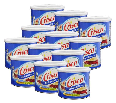 Crisco Fist Creme,12 Pack, 16 oz / 453 g