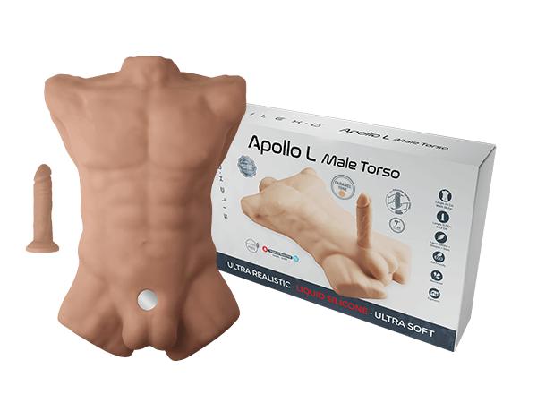 SILEXD Apollo L Male Premium Torso, Caramel 