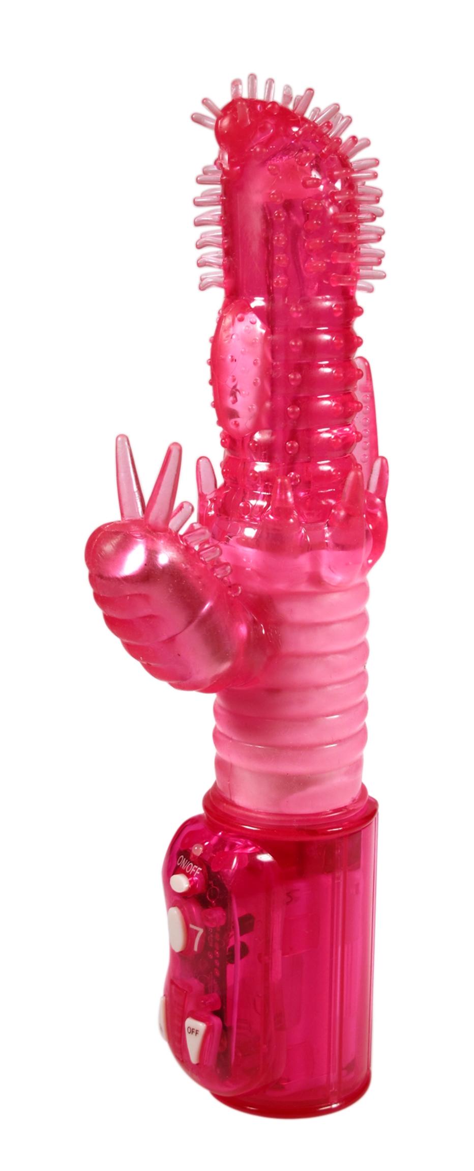 Alive Cosmic follies G-Spot Rabbit Vibrator, Pink  with light