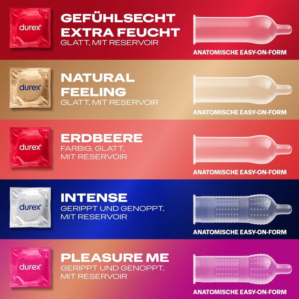 Durex Love Mix Condom Mix, 18 pcs, with Reservoir, Strawberry, Ø 56mm Durex Love Mix Condom Mix, 18 pcs, with Reservoir, Strawberry, Ø 56mm