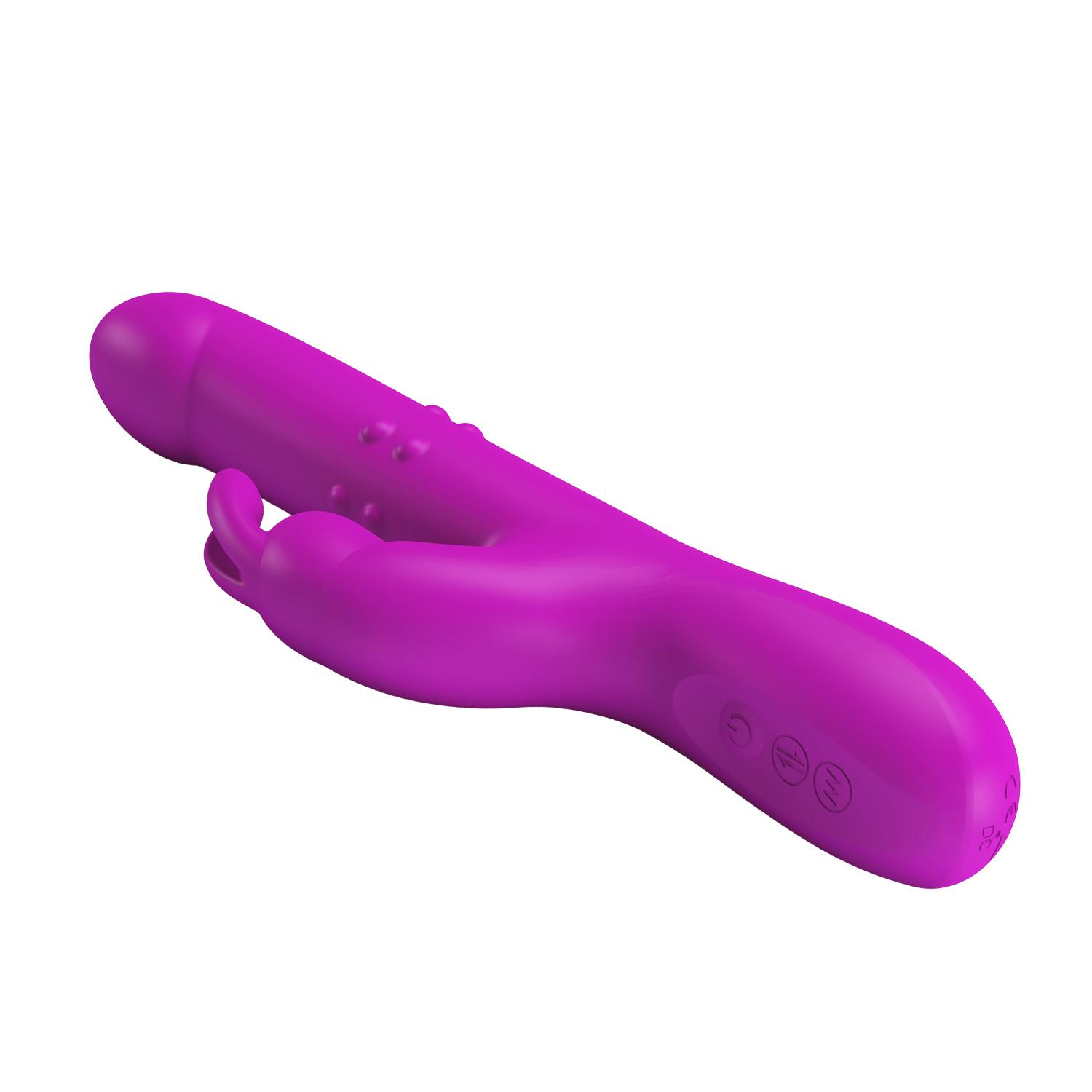 PRETTY LOVE - Reese, Silicone, 4 thrusting modes, 12 vibration settings, memory function, USB rechargeable. 36*230