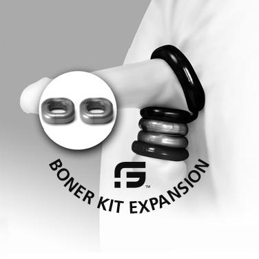 Sport Fucker Boner Expansion 2-Pack Cockring, Silver Sport Fucker Boner Expansion 2-Pack Cockring, Silver