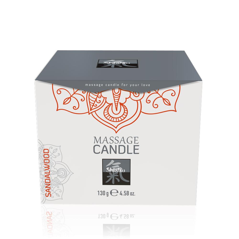 SHIATSU, Massage Candle - Sandalwood, 130g/4.58oz