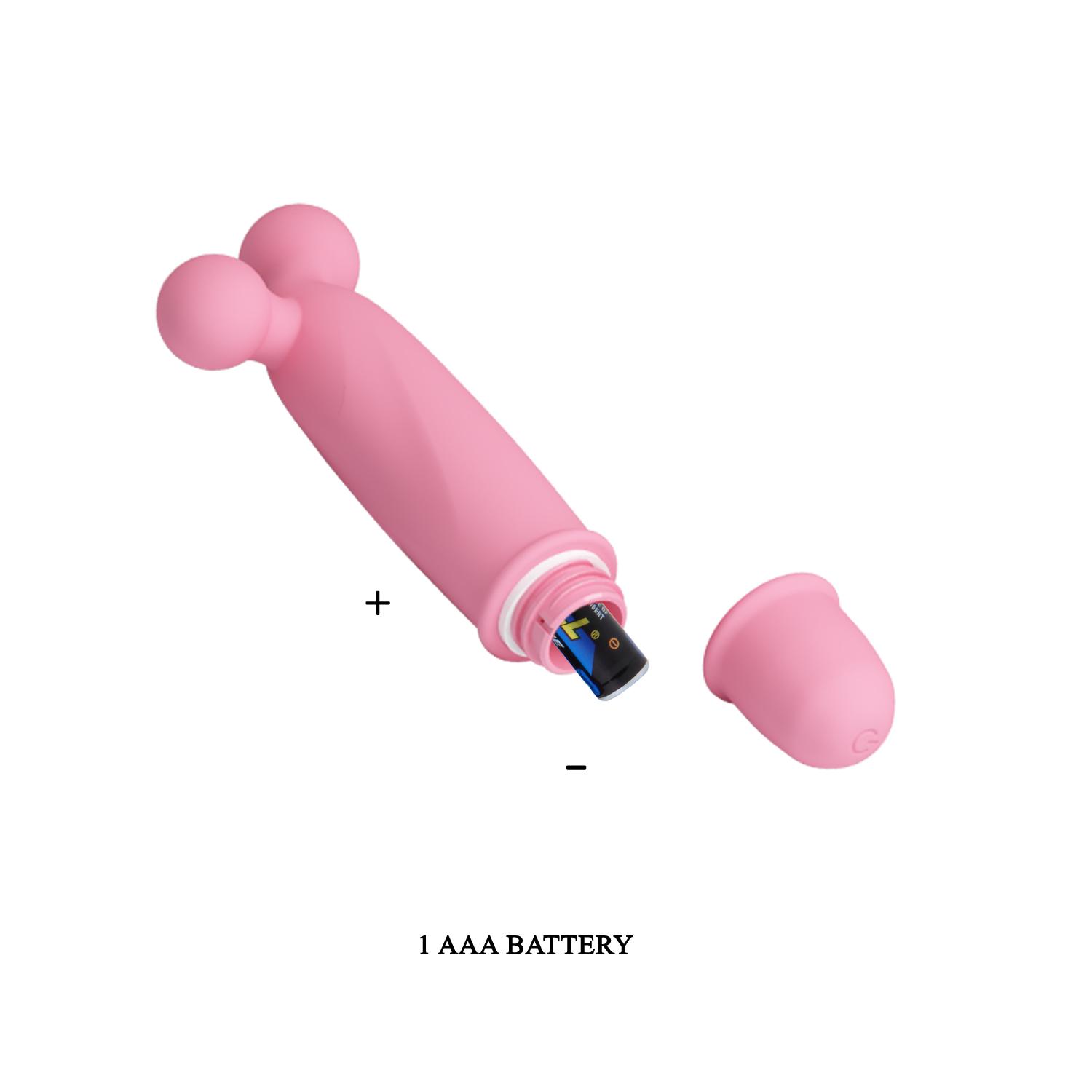 PRETTY LOVE - Goddard, 10 Functions of vibration, 1 AAA battery, silicone, waterproof L:118mm W:24mm H:18mm PRETTY LOVE - Goddard, 10 Functions of vibration, 1 AAA battery, silicone, waterproof L:118mm W:24mm H:18mm
