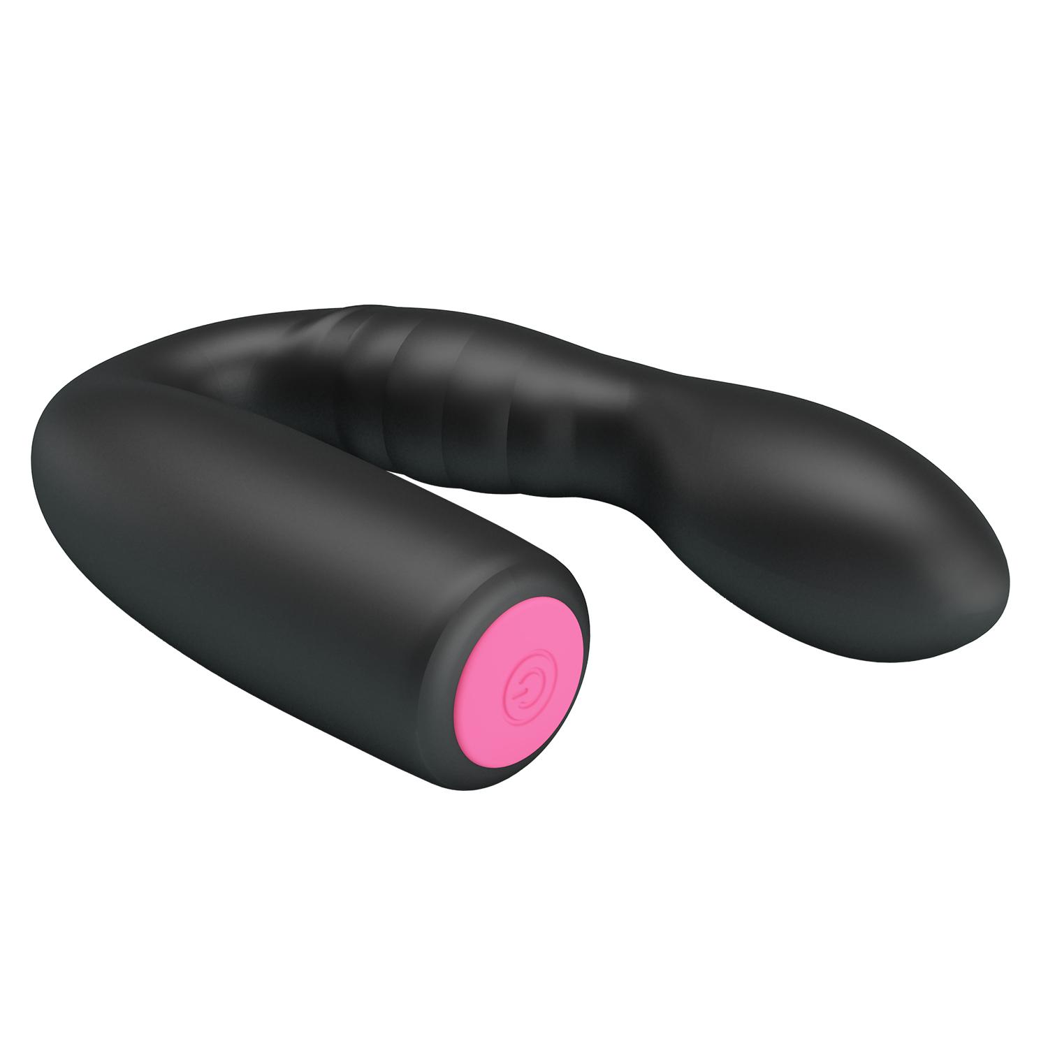 PRETTY LOVE - Quintion, Silicone, waterproof, memory, USB rechargeable, 12 functions of vibration 23-104, Black PRETTY LOVE - Quintion, Silicone, waterproof, memory, USB rechargeable, 12 functions of vibration 23-104, Black