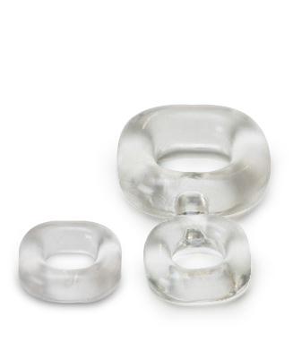 Sport Fucker Boner Kit Cockring, Clear