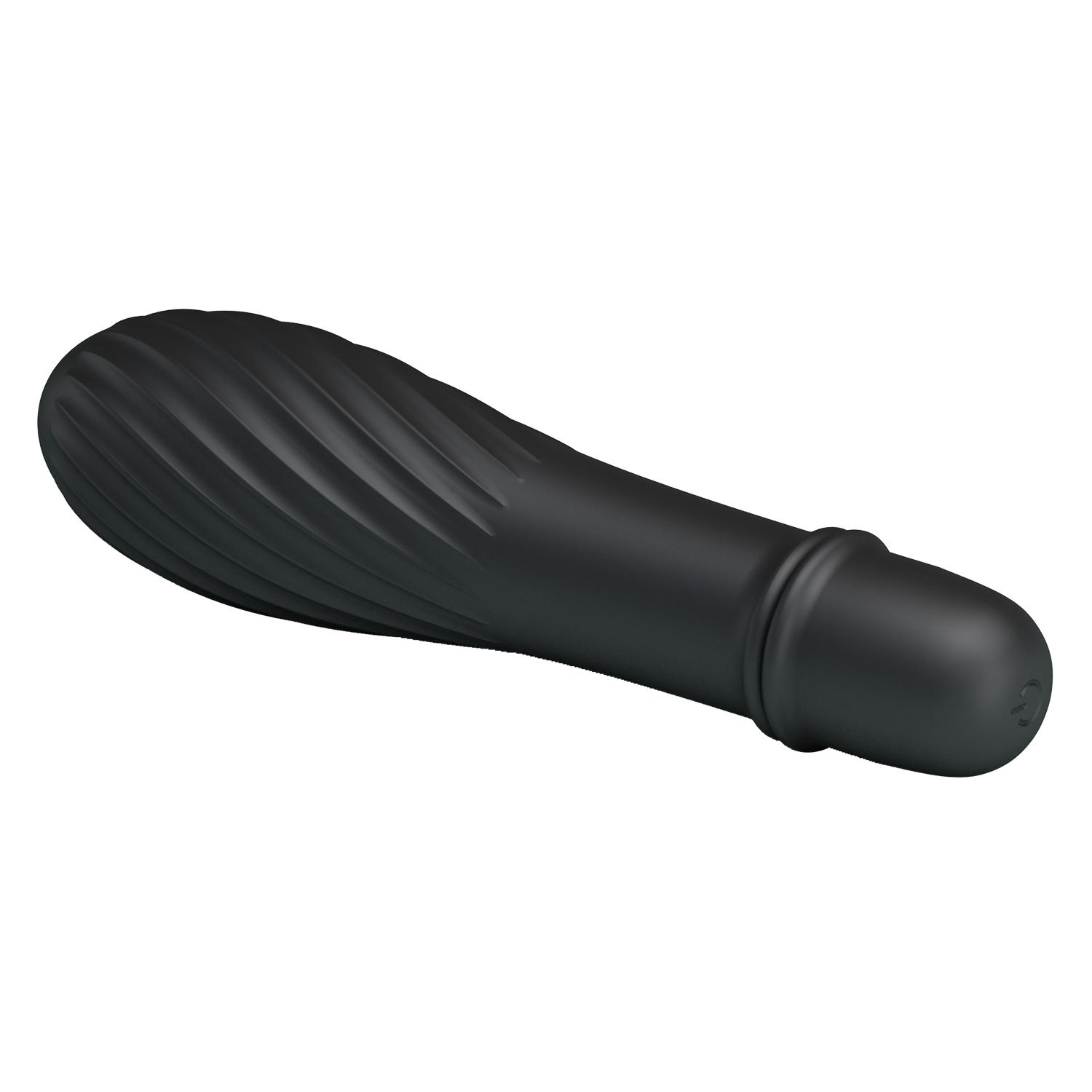 PRETTY LOVE - Solomon, 10 Functions of vibration, 1 AAA battery, silicone, waterproof L:145mm Ø:29mm Black