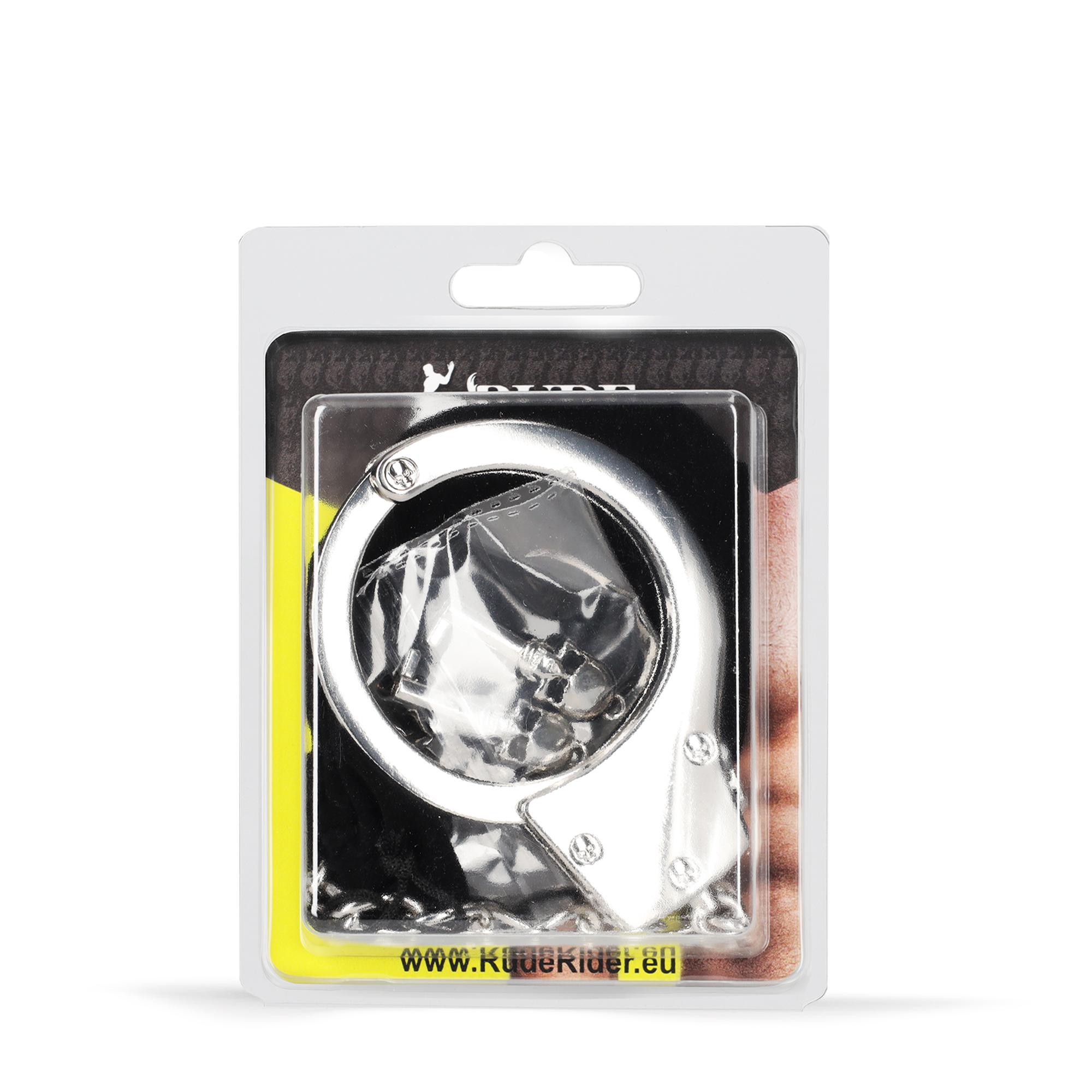 Rude Rider Hand Cuffs with Keys Zinc Alloy Rude Rider Hand Cuffs with Keys Zinc Alloy