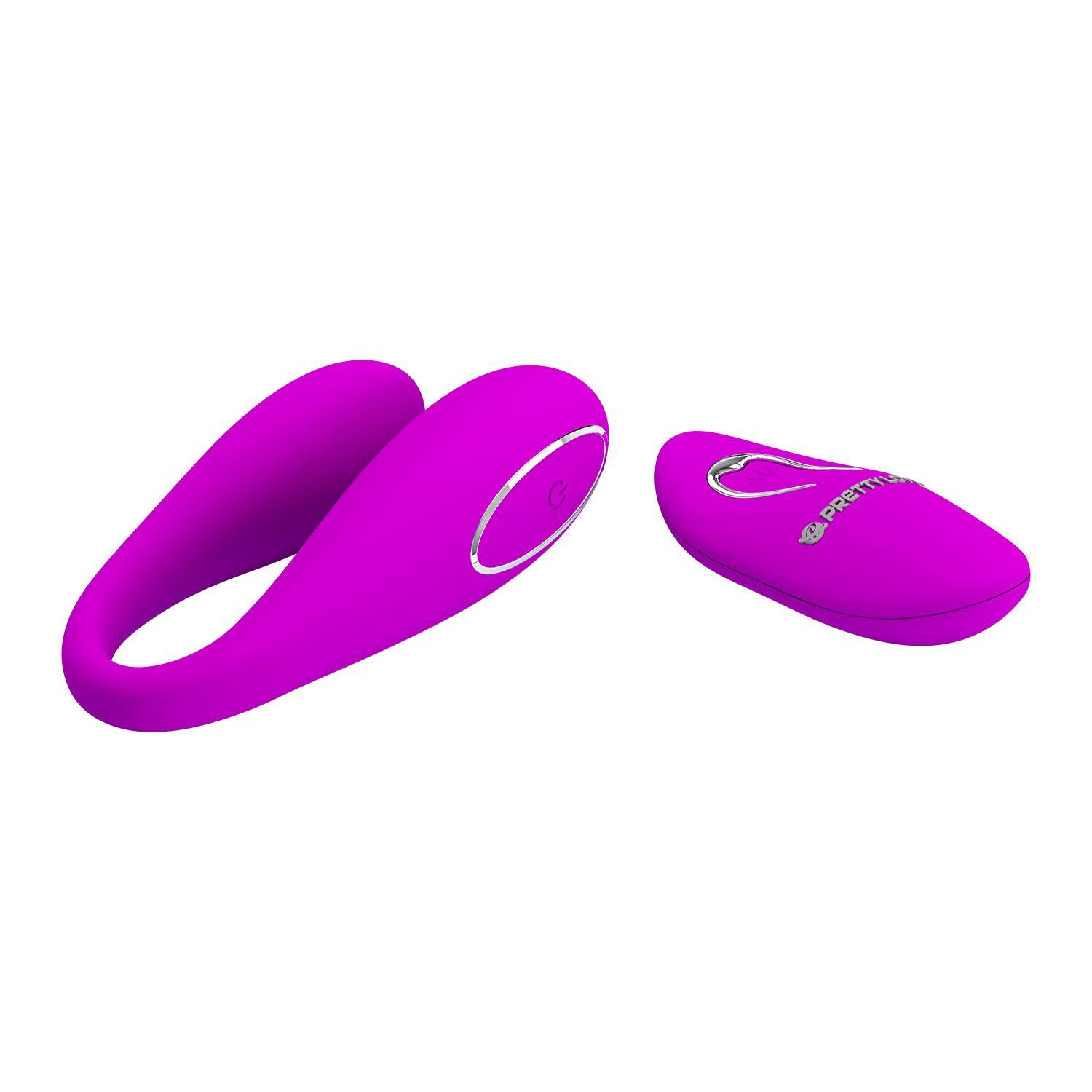 SAMPLE PRETTY LOVE - Algernon, Remote control, C type vibration, flexible structure, desgin for couple pleasure, rechargeable stimulator, remote by 1 AAA ': 31/27 mmL: 96 mm