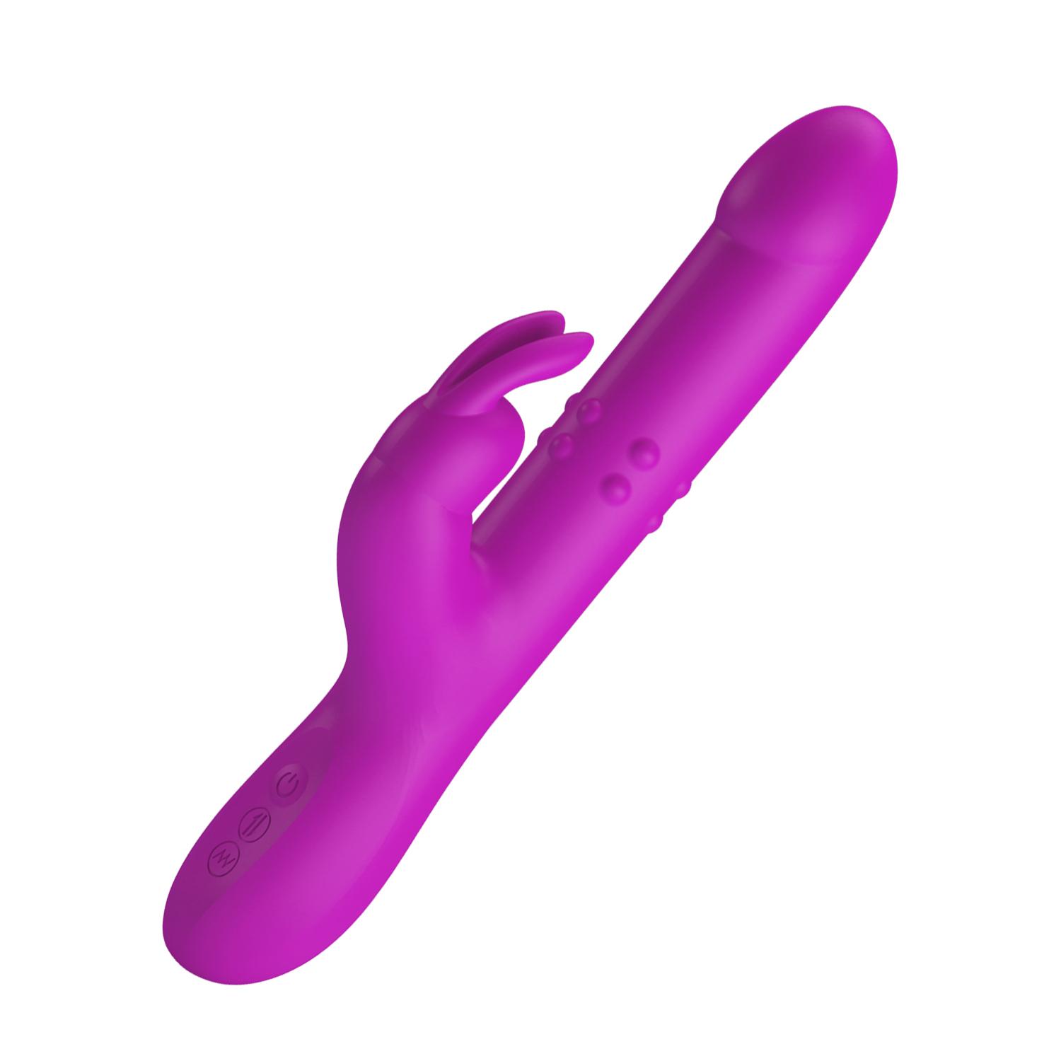 PRETTY LOVE - Reese, Silicone, 4 thrusting modes, 12 vibration settings, memory function, USB rechargeable. 36*230