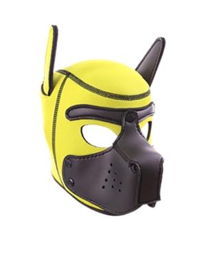 RudeRider Neoprene Puppy Hood Yellow/Black, L size