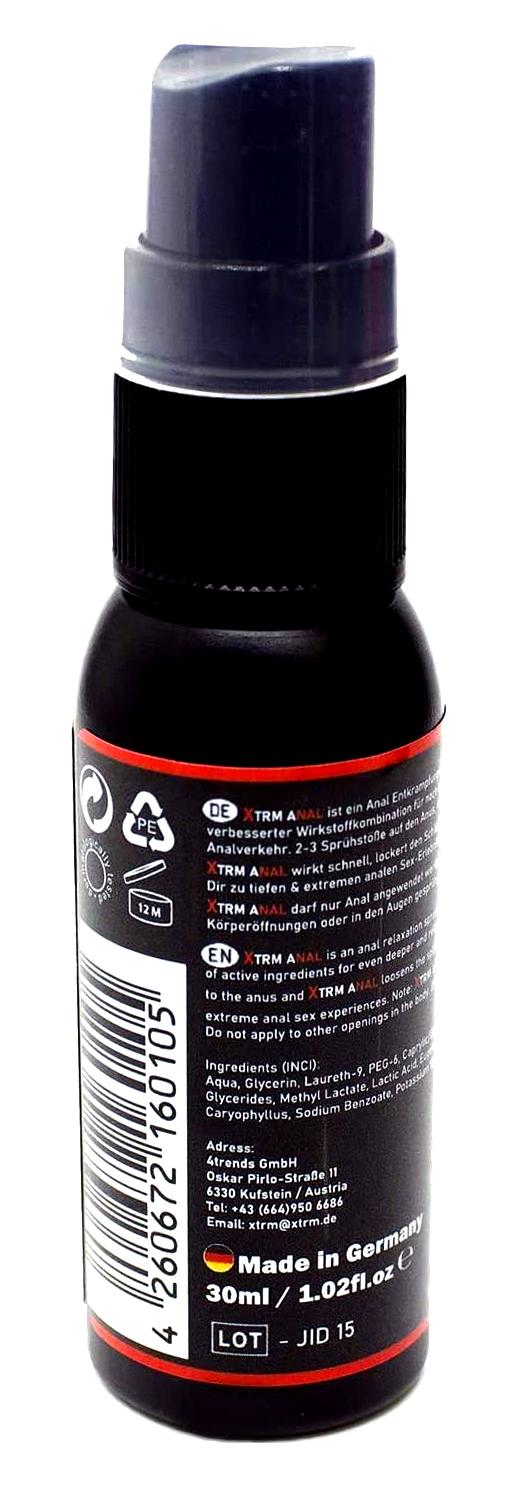 XTRM ,Play Harder,Anal Spray 30ml