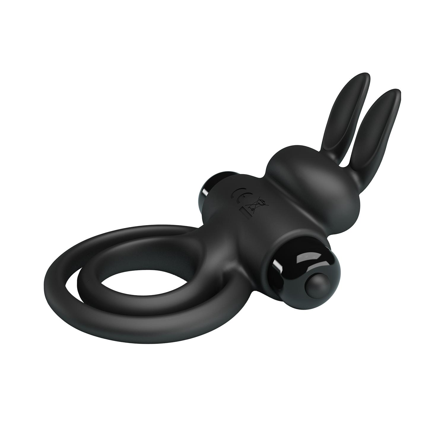 PRETTY LOVE - Vibrant Penis Ring, Black PRETTY LOVE - Vibrant Penis Ring, Black