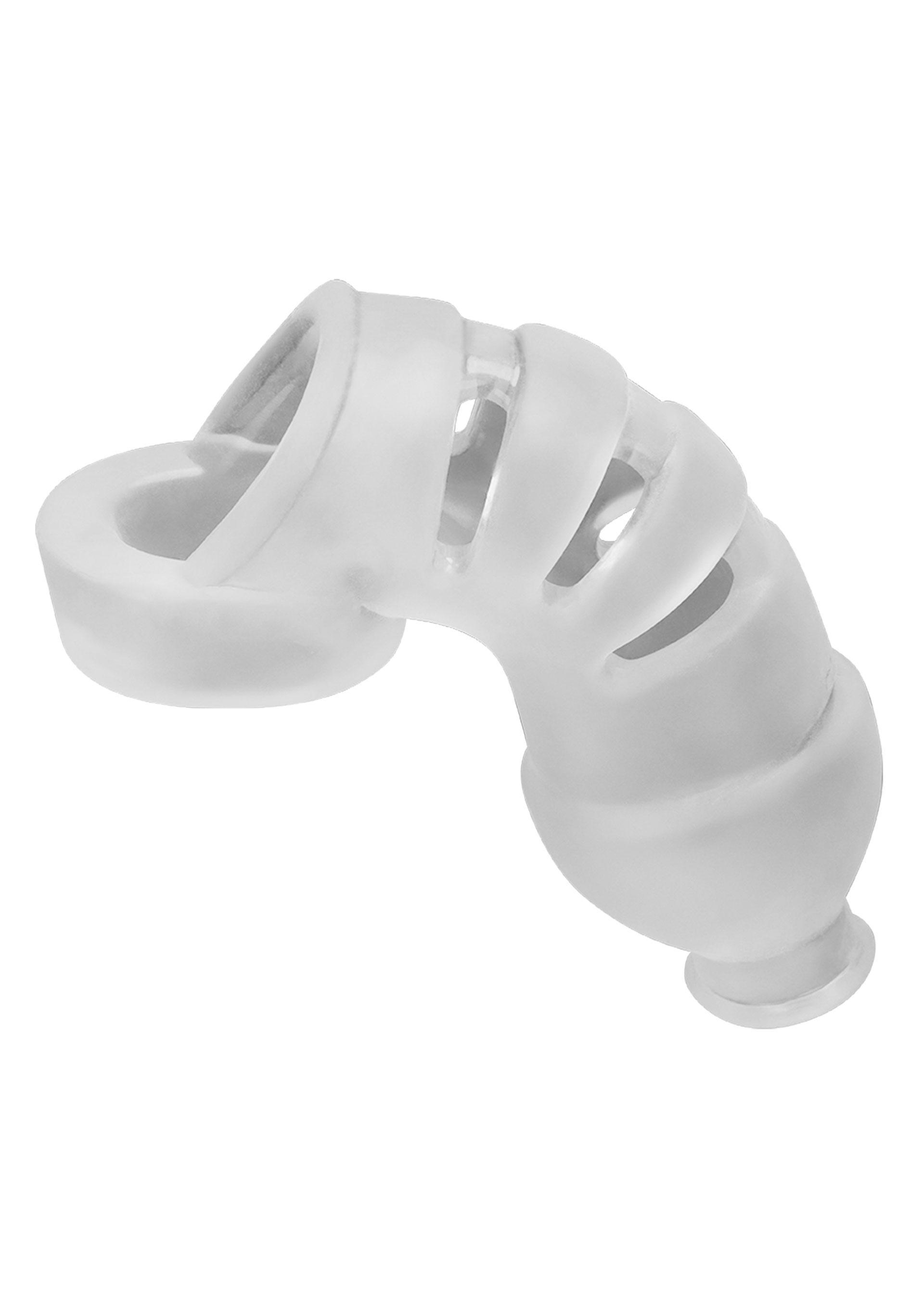 Hnky Junk Lockdown Chastity Cage, White