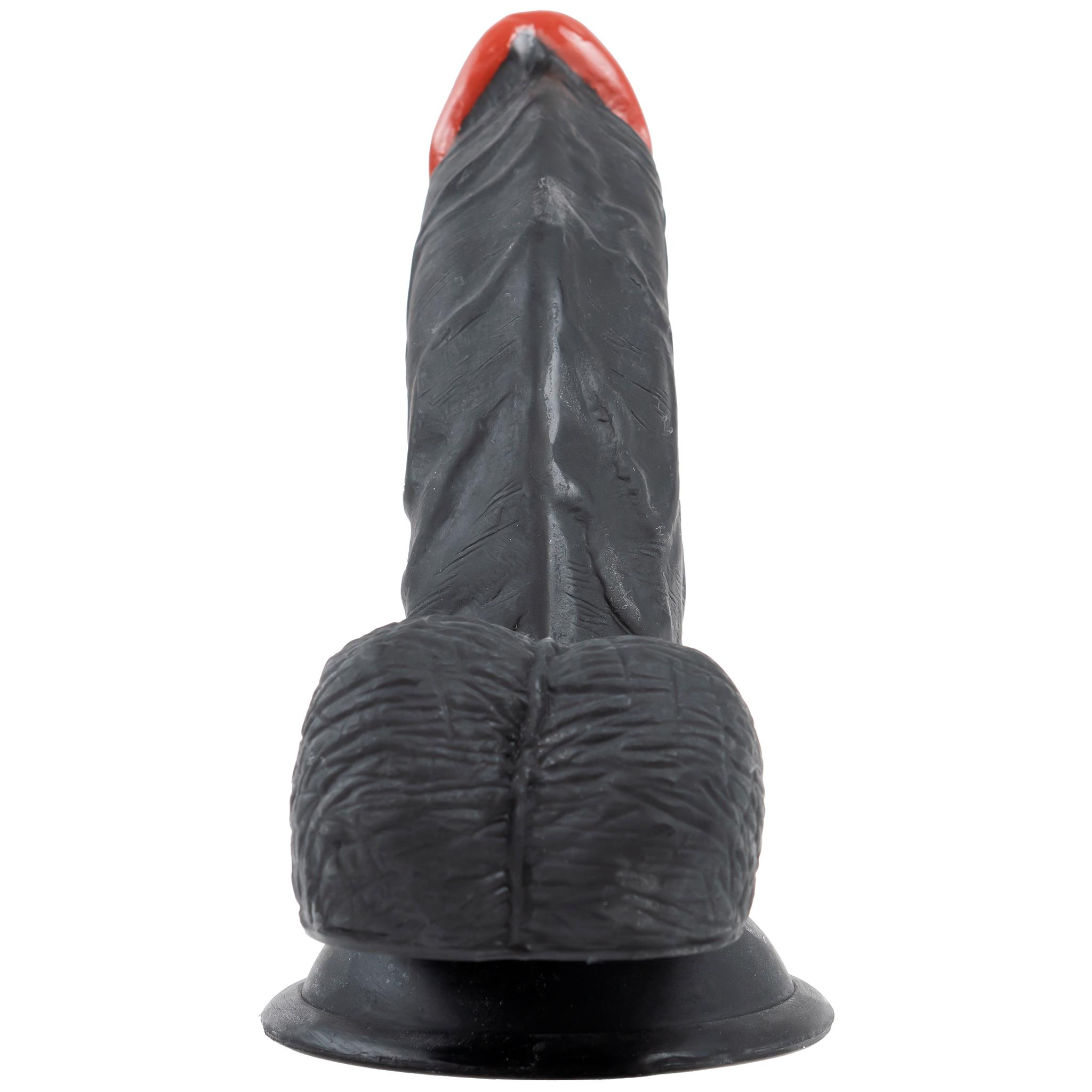 Charlie the Wall Mounter Dildo with Suction Cup, 16,5 cm, Black