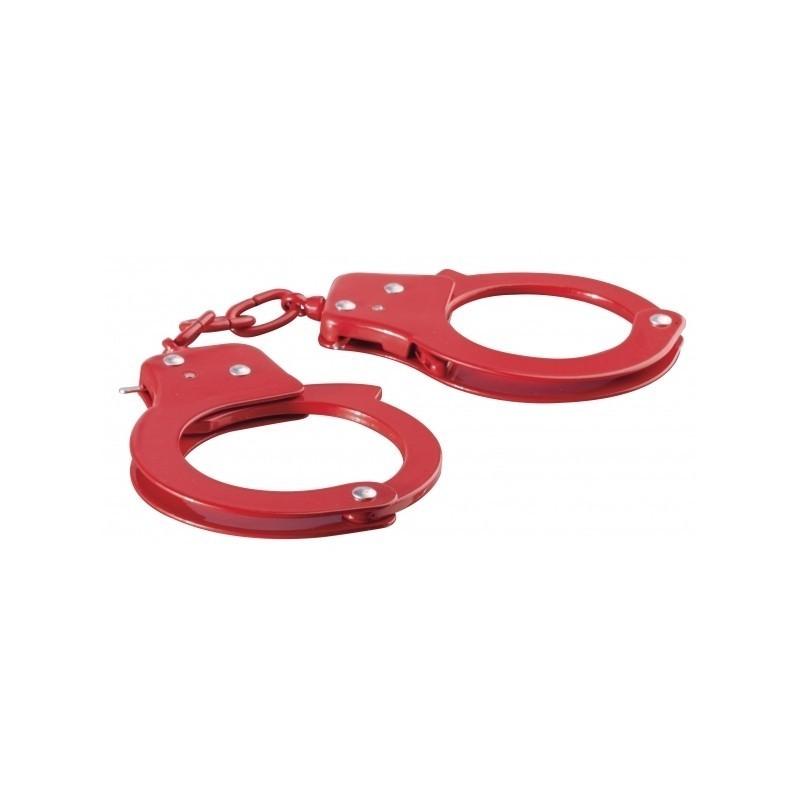 Sex Extra Metal Cuffs Red Sex Extra Metal Cuffs Red