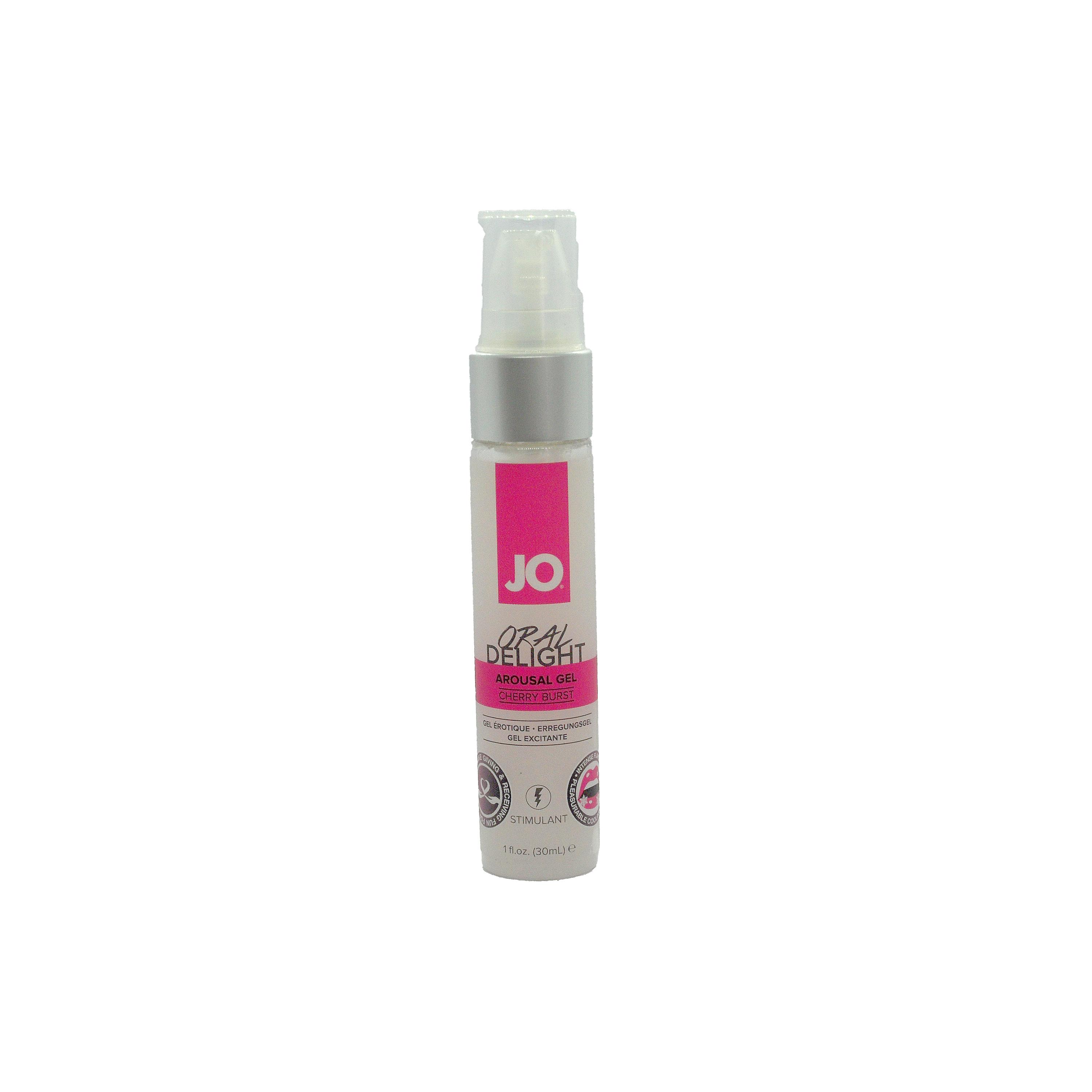 JO Oral Delight Arousal Gel, Cherry Burst, 30 ml (1 fl.oz.)
