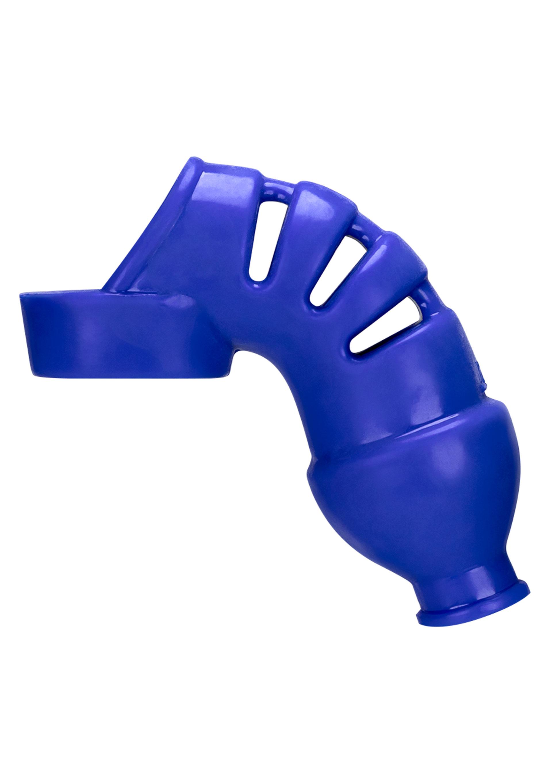 Hnky Junk Lockdown Chastity Cage, Blue