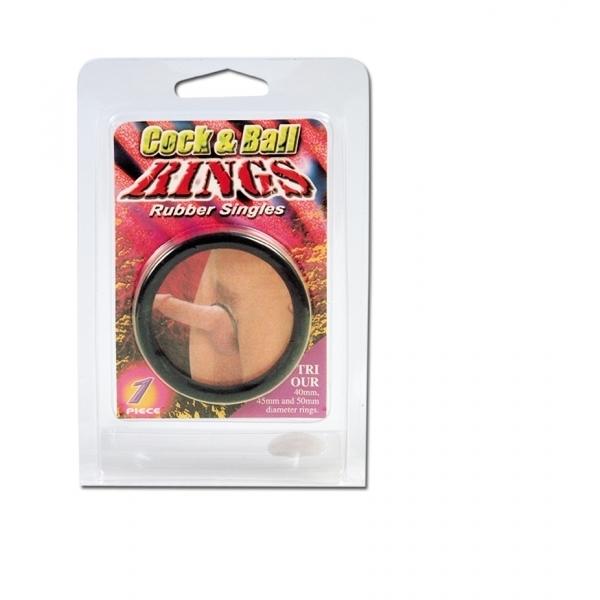 Cock and Ball Rings, ¯ 45 mm, Black