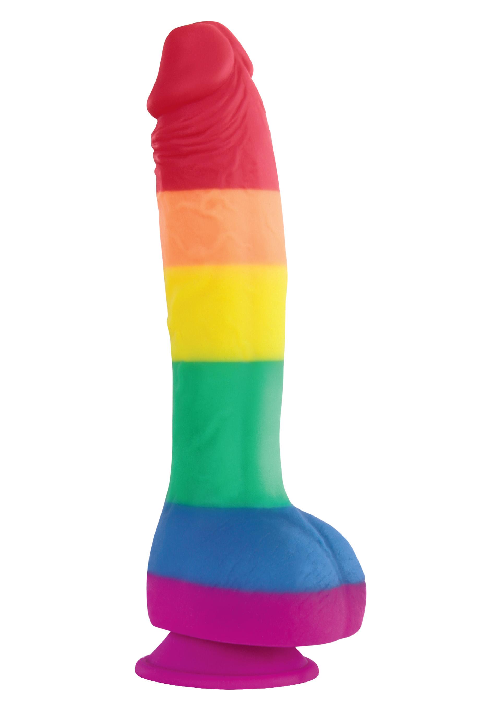 Pride Edition 8 inch Dildo, 20 cm, Mutlicolor