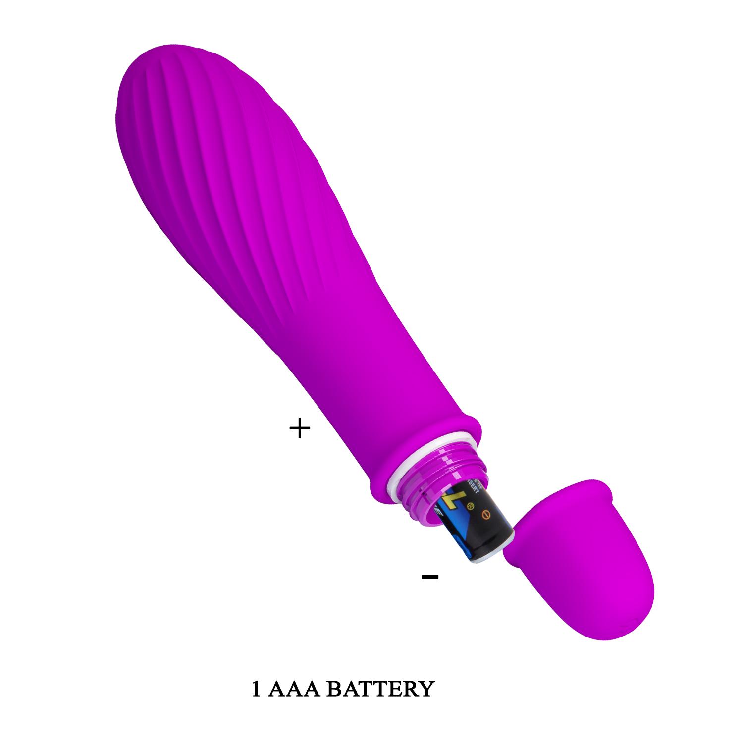 PRETTY LOVE - Solomon, 10 Functions of vibration, 1 AAA battery, silicone, waterproof L:123mm ':29mm PRETTY LOVE - Solomon, 10 Functions of vibration, 1 AAA battery, silicone, waterproof L:123mm ':29mm