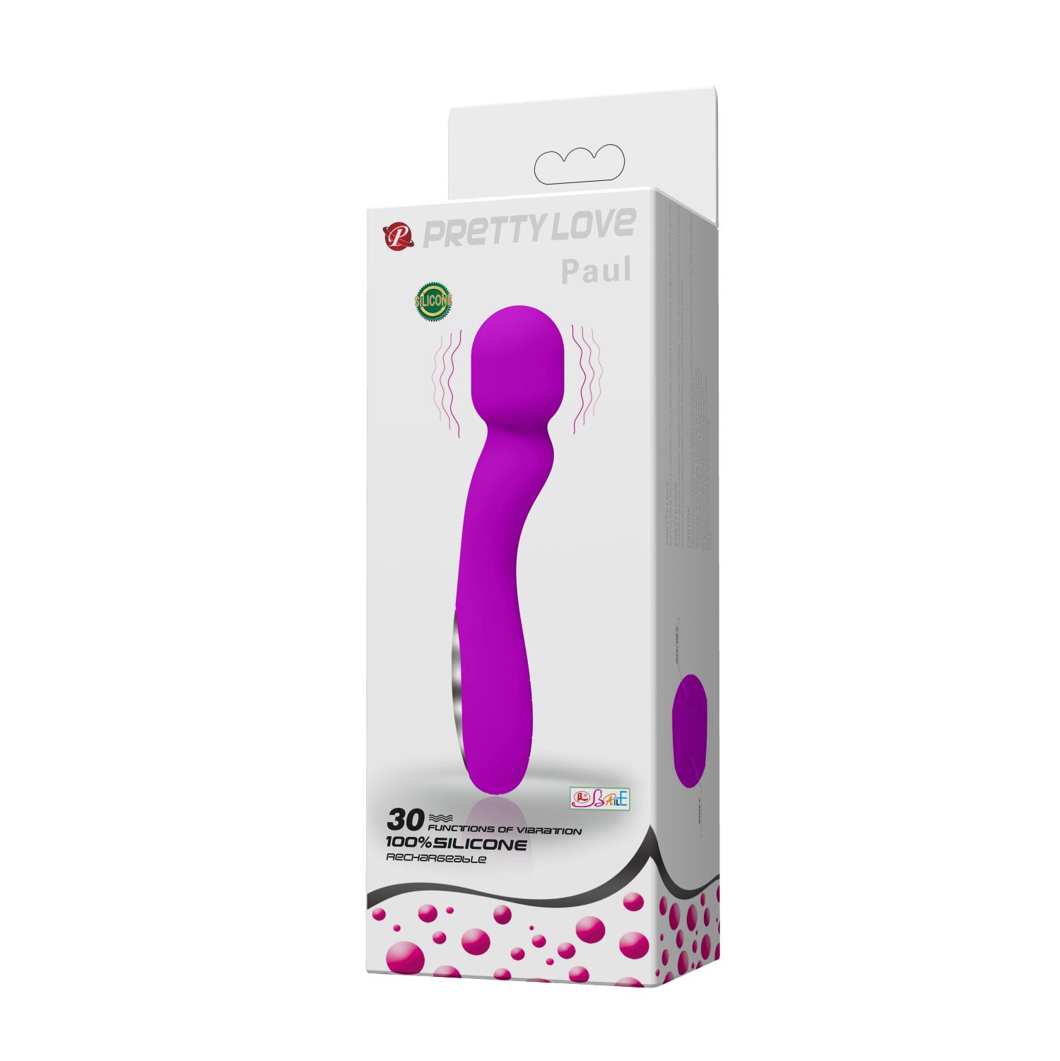 PRETTY LOVE - Paul, 30-functions of vibration,
USB Rechargeable, Silicone ':35mm L:171mm PRETTY LOVE - Paul, 30-functions of vibration,
USB Rechargeable, Silicone ':35mm L:171mm