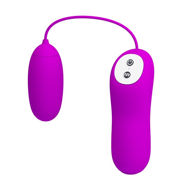 PRETTY LOVE - Eunice, 12-functions of vibration,  silicone , 2AAA batteries ':27mm   L:60mm