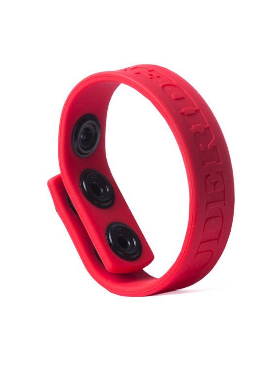 Rude Rider Silicone Cock Strap, Red