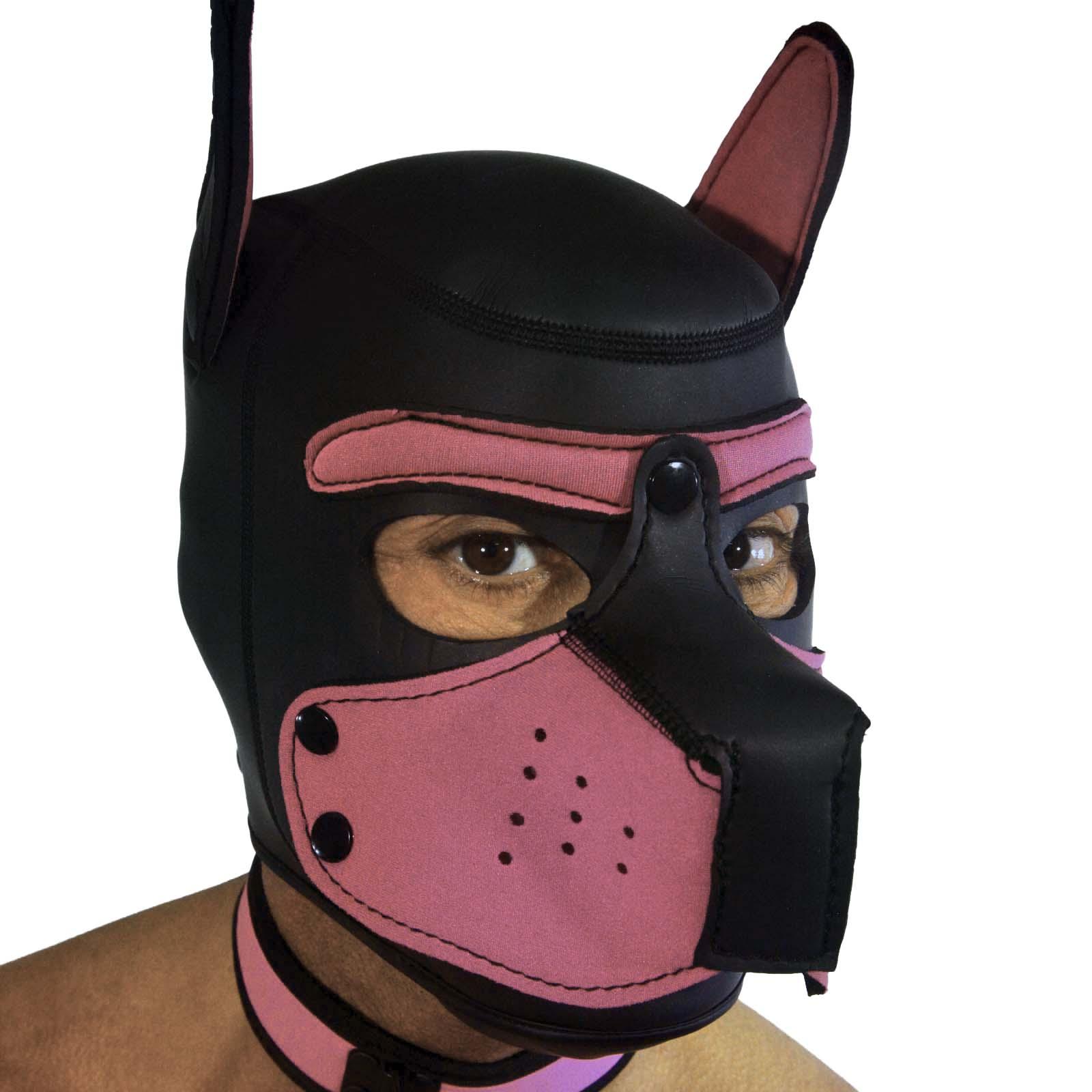 RudeRider Neoprene Puppy Hood Pink, M size