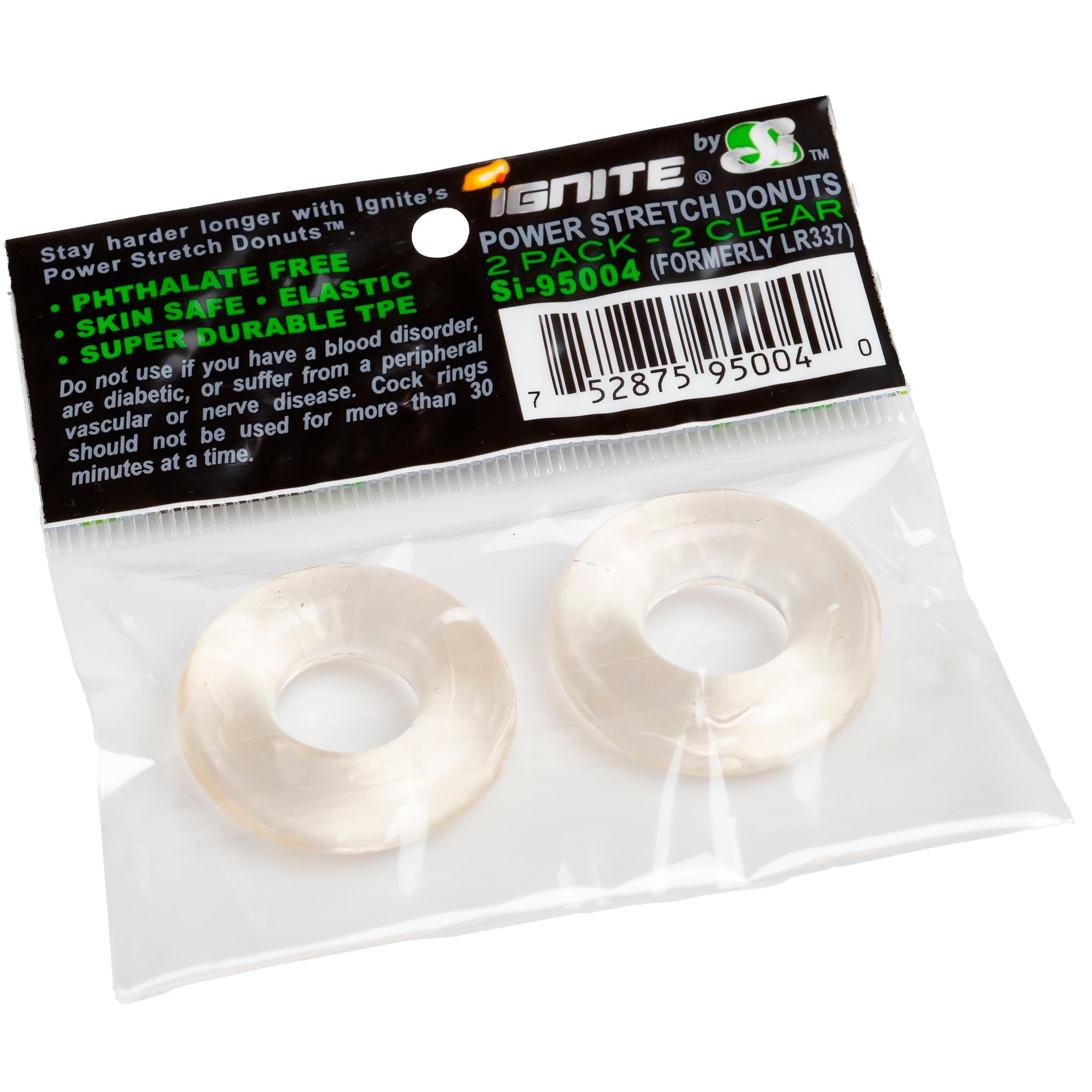 SI Ignite Power Stretch Donuts Pack, 2 Pcs., 1,3 cm (0,5 in), Clear