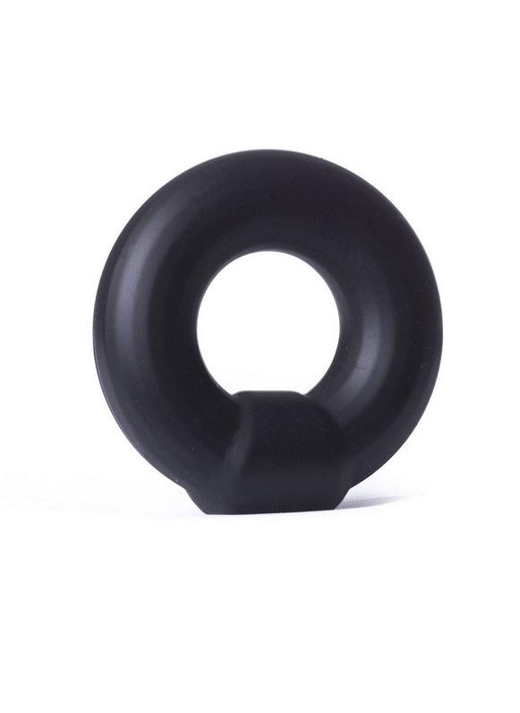 Rude Rider Knob Silicone Cockring, Black