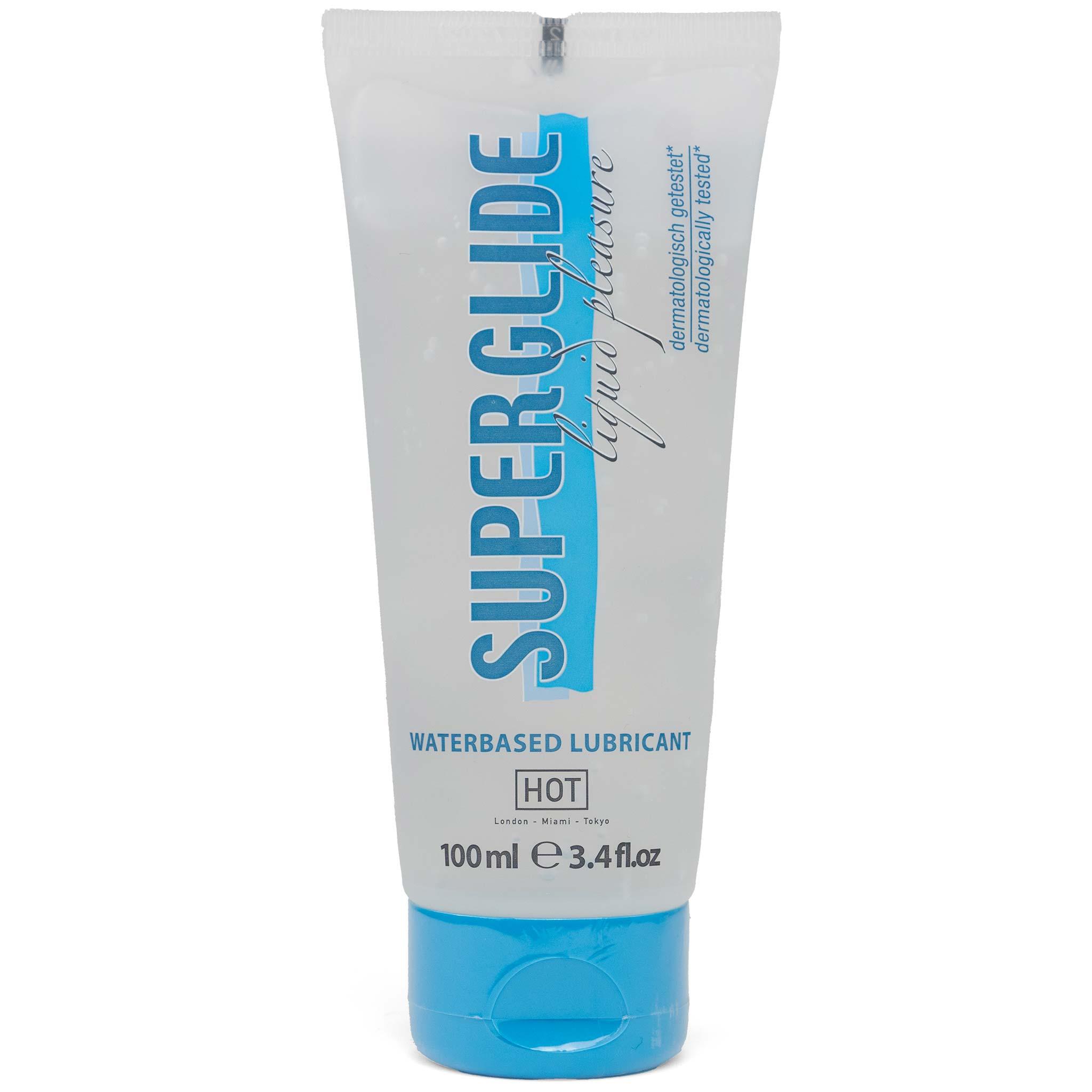 HOT SUPERGLIDE waterbased lubricant, 100ml/3.4fl.oz