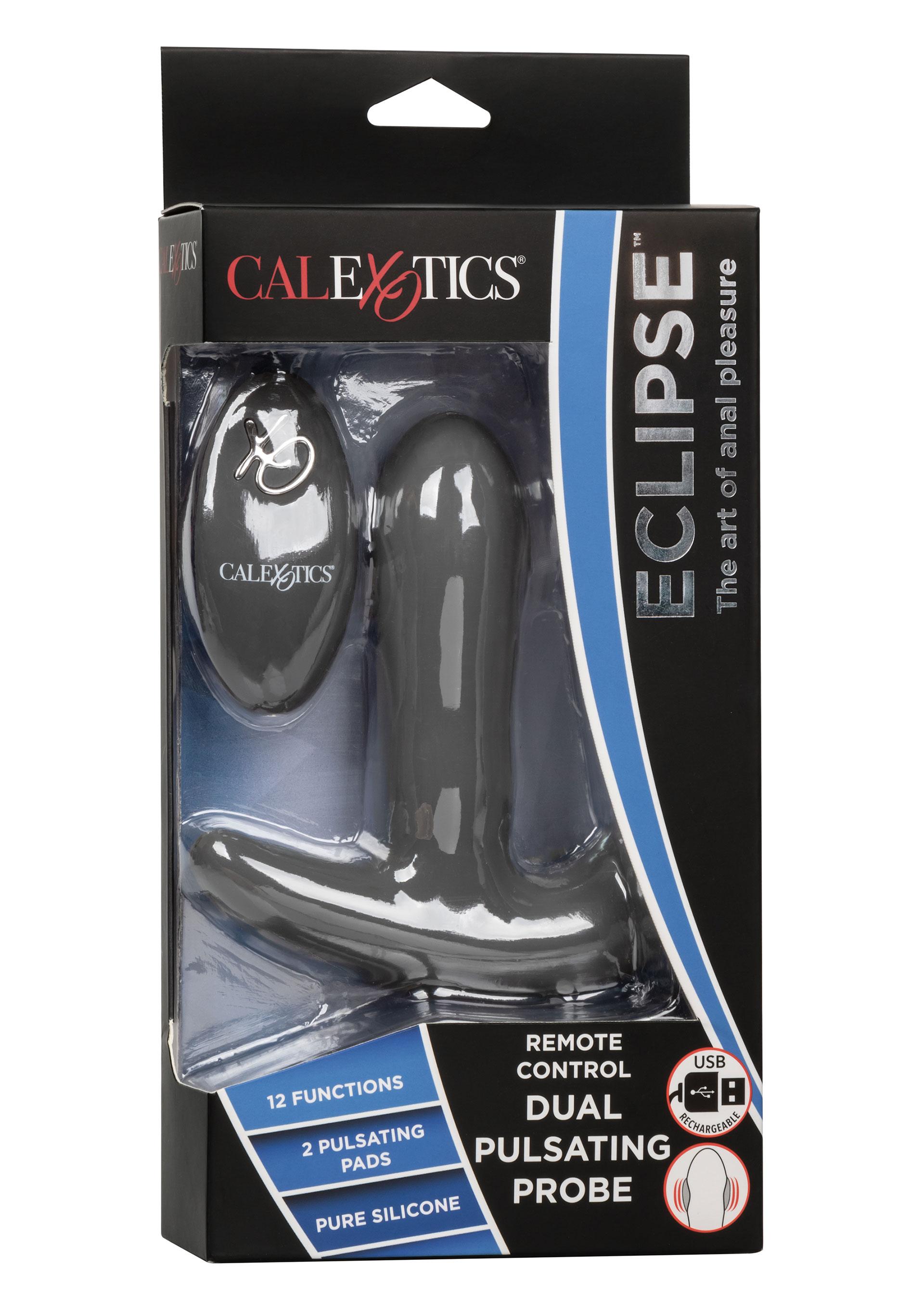 CalExotics Dual Pulsating Probe, Plug, Black