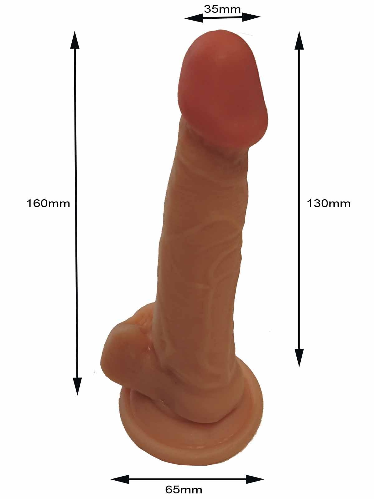 RudeRider Regular Light Rider Dildo 16 x 3,5 cm Silicone RudeRider Regular Light Rider Dildo 16 x 3,5 cm Silicone