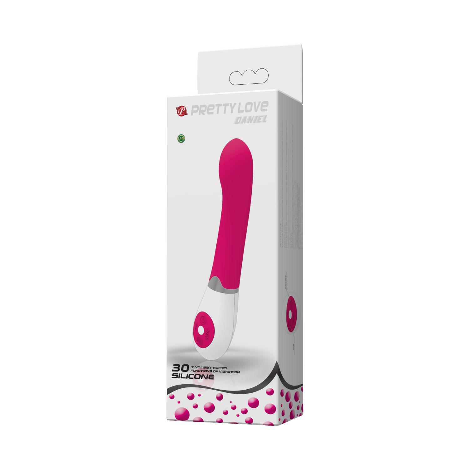 PRETTY LOVE - Daniel, 30 functions of vibration, silicone, 2AAA batteries ':31mm L:195mm PRETTY LOVE - Daniel, 30 functions of vibration, silicone, 2AAA batteries ':31mm L:195mm