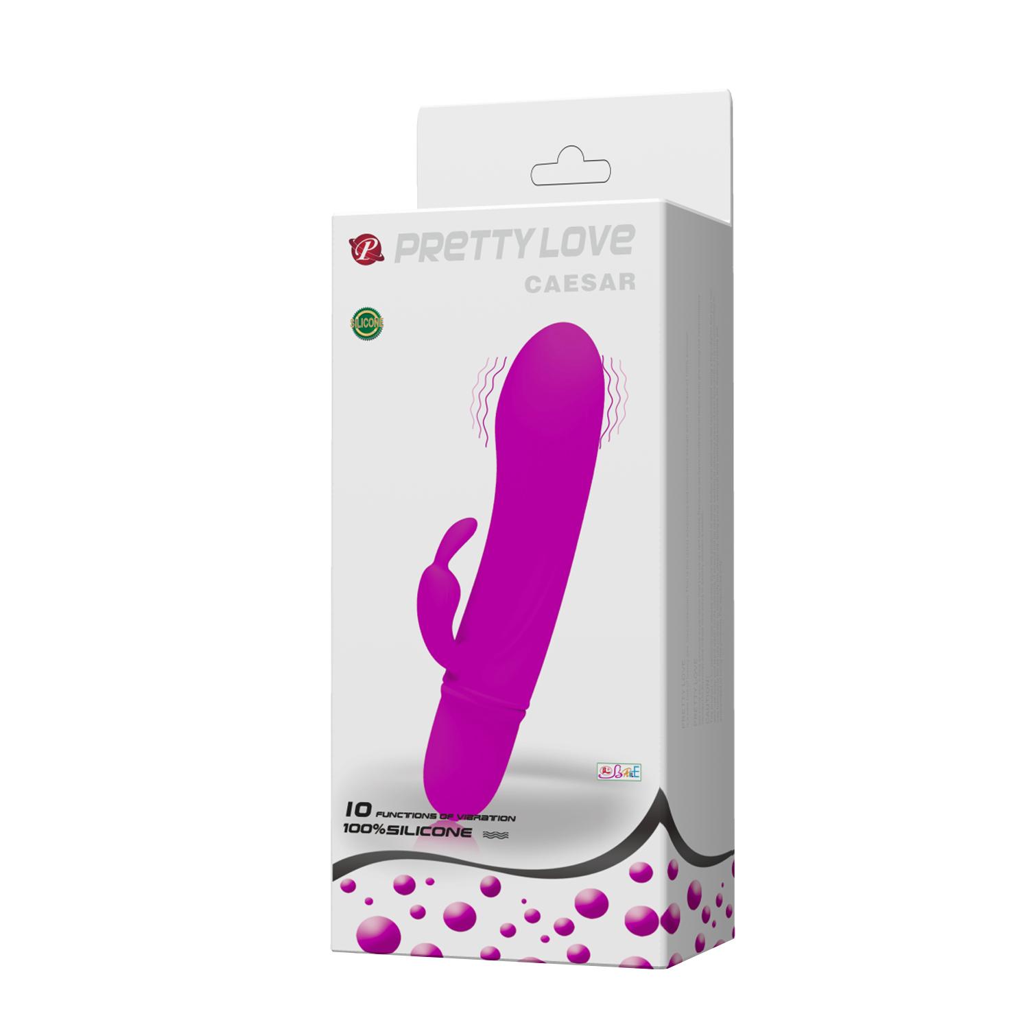 PRETTY LOVE - Caesar, 10 Functions of vibration, 1 AAA battery, silicone,waterproof ':25mm L:115mm PRETTY LOVE - Caesar, 10 Functions of vibration, 1 AAA battery, silicone,waterproof ':25mm L:115mm