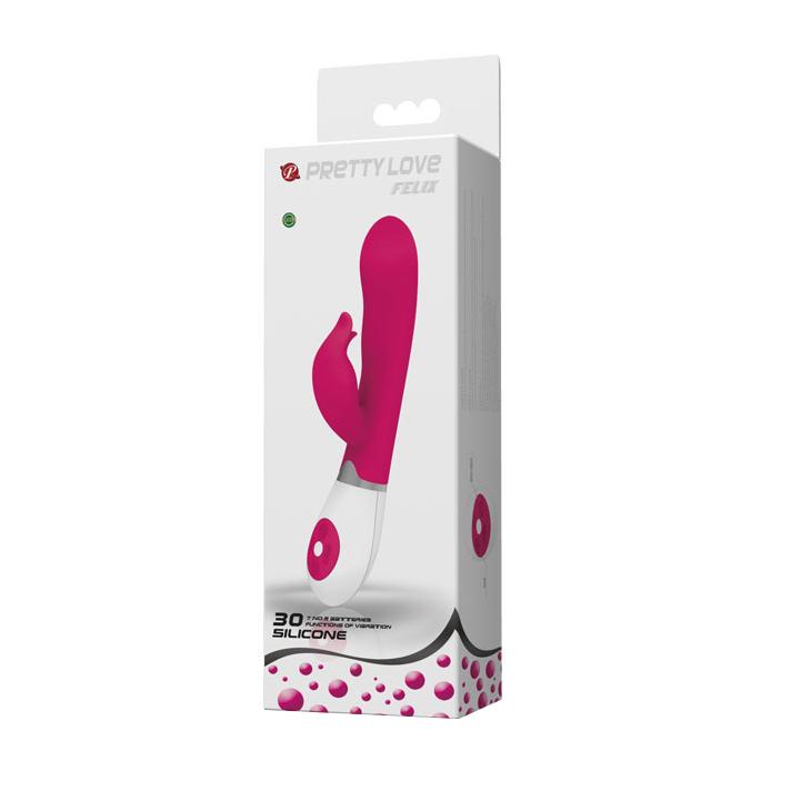 PRETTY LOVE - Felix, 30 functions of vibration, silicone, 2AAA batteries ':32mm L:205mm PRETTY LOVE - Felix, 30 functions of vibration, silicone, 2AAA batteries ':32mm L:205mm