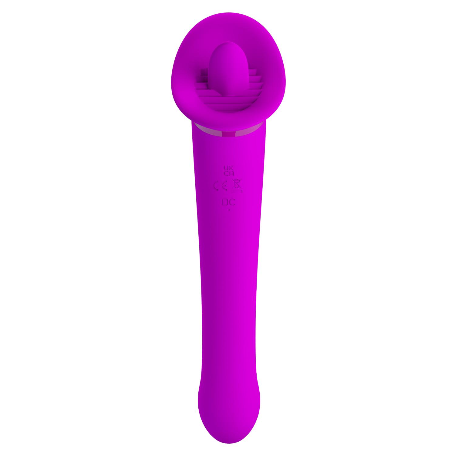 PRETTY LOVE - Faust, 12 vibrations settings,
12 licking settings,
Silicone, Waterproof,
USB rechargeable. 32*219