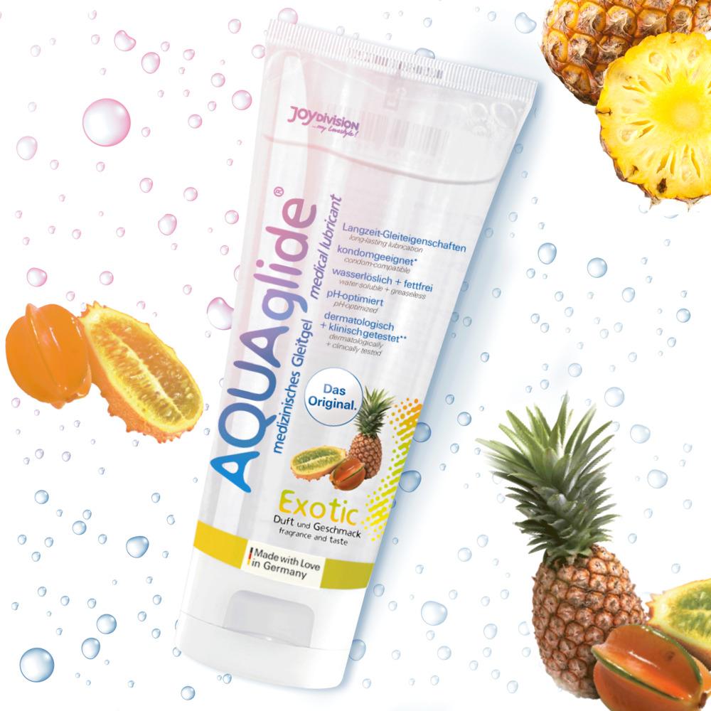 JoyDivision AQUAglide Medical Lubricant, Waterbased, Exotic, 100 ml